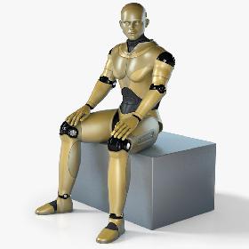 Male Robot Rigged 3D model